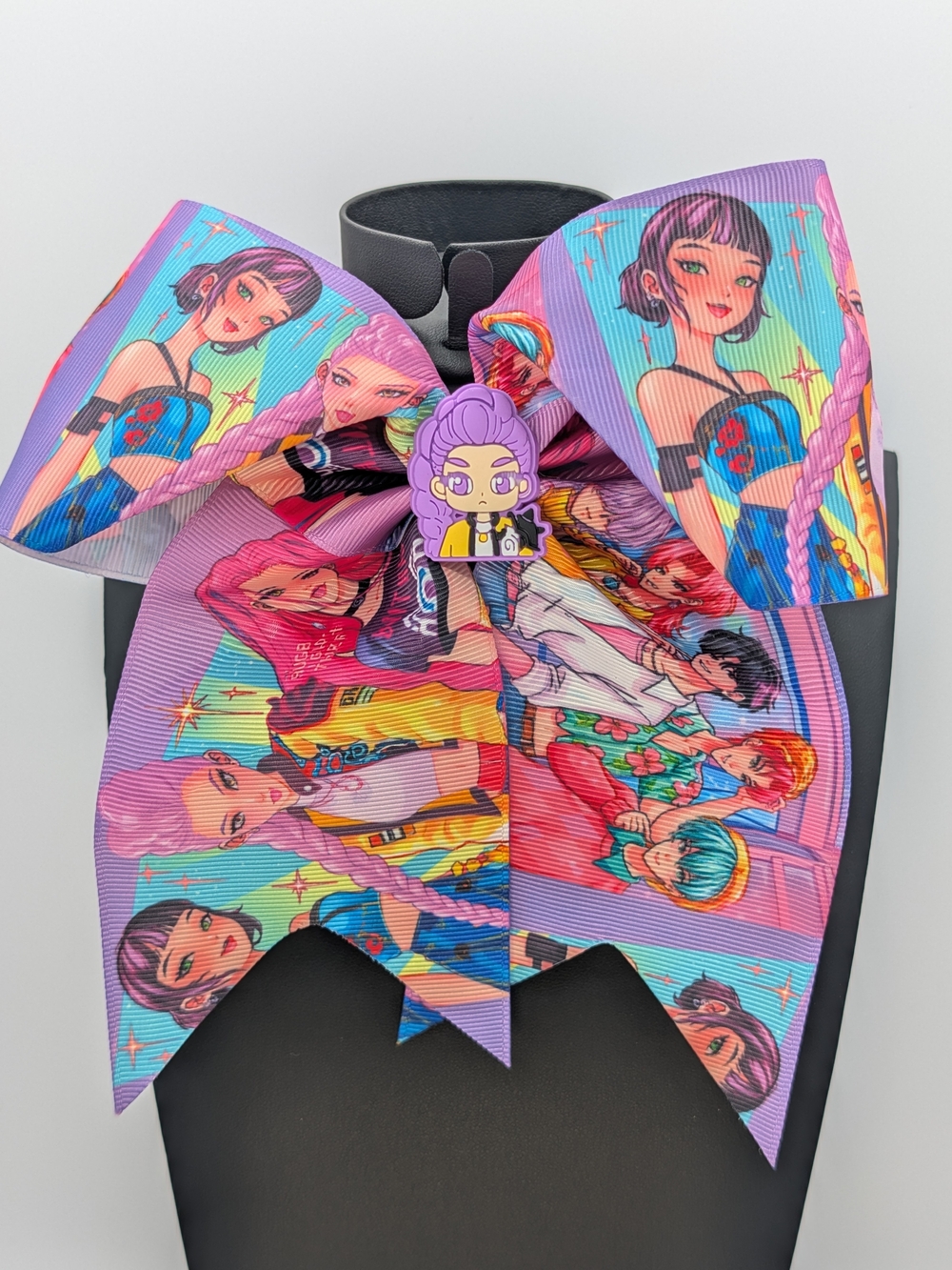 Large Kpop Demon Hunters Huntrix Hairbow Rumi